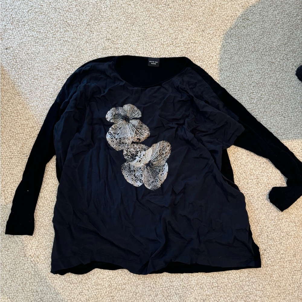 Bitte Kai Rand Shirt Long Sleeve Tee Women’s Large